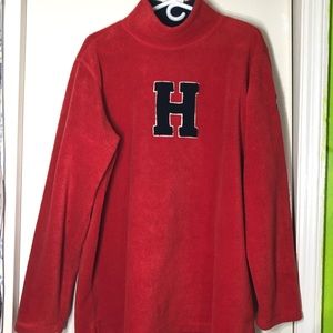 Vintage 90's Tommy Hilfiger Fleece Sweater Big H